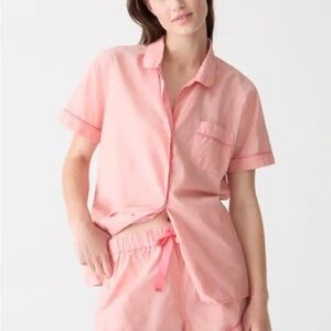 J.Crew End-on-end Pink Pajama Set. Size small